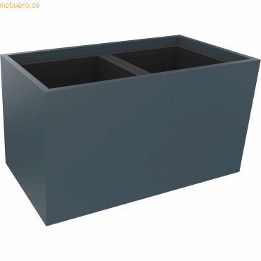 4003969062443 - Pflanzgefäß 2er niedrig B721xT380H400mm Lavagrau 4003969062443 Soennecken 4003969062443 - Pflanzgefäß 2er niedrig B721xT380H400mm Lavagrau 4003969062443 Soennecken
