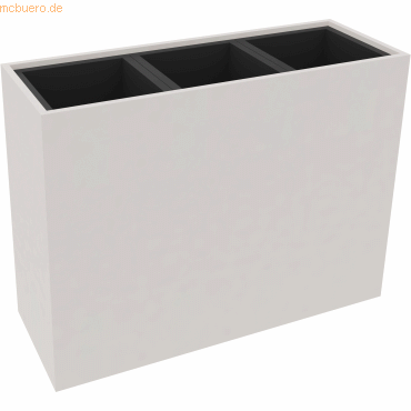 4003969062467 - Pflanzgefäß 3er hoch B1062xT380H800mm Weiß 4003969062467 Soennecken 4003969062467 - Pflanzgefäß 3er hoch B1062xT380H800mm Weiß 4003969062467 Soennecken