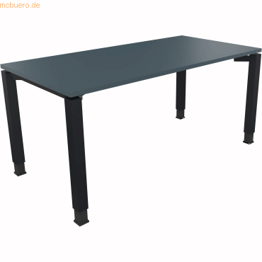 4003969063419 - Schreibtisch All in One 810013182 höhenverstellbar 68-82cm (H) rechteckig lavagrau   anthrazit metallic 4003969063419 Soennec
