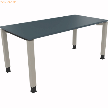 4003969063471 - Schreibtisch All in One 810013282 höhenverstellbar 68-82cm (H) rechteckig lavagrau silberaluminium 4003969063471 Soennecken 4003969063471 - Schreibtisch All in One 810013282 höhenverstellbar 68-82cm (H) rechteckig lavagrau silberaluminium 4003969063471 Soennecken