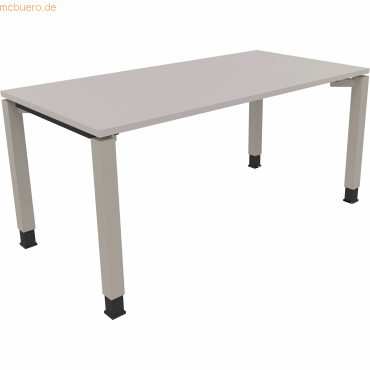 4003969063488 - Schreibtisch All in One 810013281 höhenverstellbar 68-82cm (H) rechteckig lichtgrau silberaluminium 4003969063488 Soennecke 4003969063488 - Schreibtisch All in One 810013281 höhenverstellbar 68-82cm (H) rechteckig lichtgrau silberaluminium 4003969063488 Soennecke