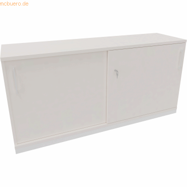 4003969064058 - Schiebetürenschrank 2OH B1600xT442xH781mm ws Weiß 4003969064058 Soennecken 4003969064058 - Schiebetürenschrank 2OH B1600xT442xH781mm ws Weiß 4003969064058 Soennecken