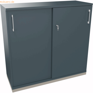 4003969064195 - Schiebetürenschrank 3OH B1200xT442xH1133mm si Lavagrau 4003969064195 Soennecken 4003969064195 - Schiebetürenschrank 3OH B1200xT442xH1133mm si Lavagrau 4003969064195 Soennecken