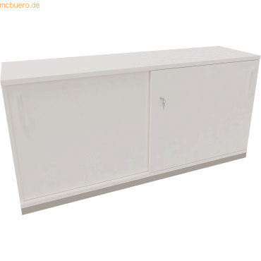 4003969064416 - Schiebetürenschrank 2OH B1600xT442xH781mm si Weiß 4003969064416 Soennecken 4003969064416 - Schiebetürenschrank 2OH B1600xT442xH781mm si Weiß 4003969064416 Soennecken