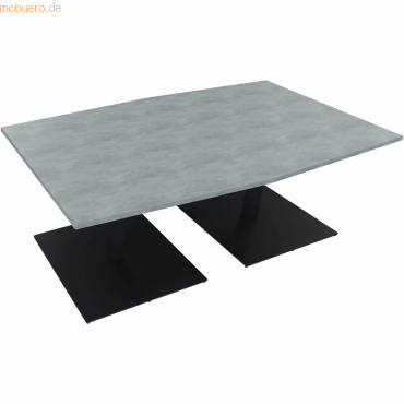 4003969064485 - Besprechungstisch communication 810013783 72cm (H) Tonnenform beton hell   anthrazit metallic 4003969064485 Soennecken