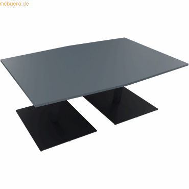 4003969064515 - Besprechungstisch communication 810013782 72cm (H) Tonnenform lavagrau   anthrazit metallic 4003969064515 Soennecken