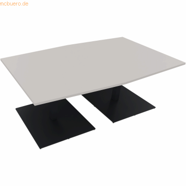 4003969064522 - Besprechungstisch communication 810013781 72cm (H) Tonnenform lichtgrau   anthrazit metallic 4003969064522 Soennecken
