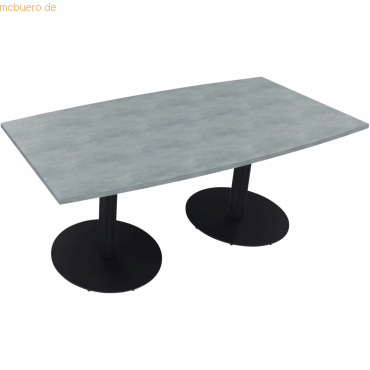 4003969064904 - Besprechungstisch communication 810017383 72cm (H) Tonnenform beton hell   anthrazit metallic 4003969064904 Soennecken