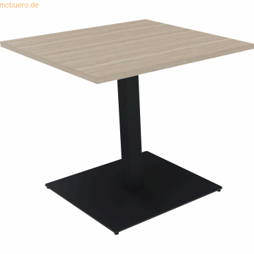 4003969065420 - Besprechungstisch communication 810018871 72cm (H) rechteckig eiche natur   anthrazit metallic 4003969065420 Soennecken