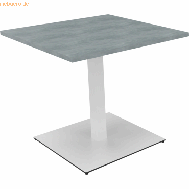 4003969065529 - Besprechungstisch communication 810019083 72cm (H) rechteckig beton hell   weiß 4003969065529 Soennecken