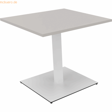 4003969065567 - Besprechungstisch communication 810019081 72cm (H) rechteckig lichtgrau   weiß 4003969065567 Soennecken