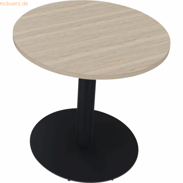 4003969065963 - Besprechungstisch communication 810019471 72cm (H) rund eiche natur anthrazit metallic 4003969065963 Soennecken 4003969065963 - Besprechungstisch communication 810019471 72cm (H) rund eiche natur anthrazit metallic 4003969065963 Soennecken
