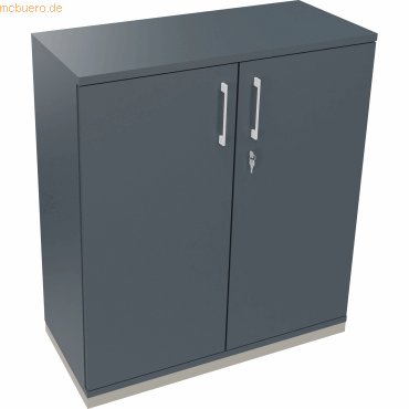 4003969066496 - Flügeltürenschrank 3OH B1000xT442xH1133 si Lavagrau 4003969066496 Soennecken 4003969066496 - Flügeltürenschrank 3OH B1000xT442xH1133 si Lavagrau 4003969066496 Soennecken