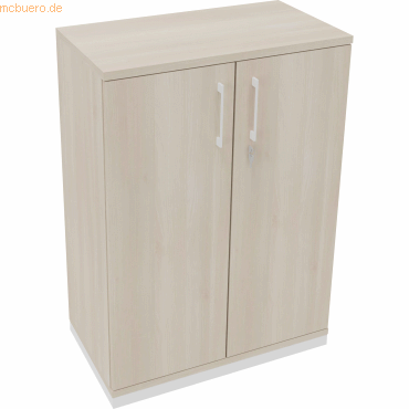 4003969066557 - Flügeltürenschrank 3OH B800xT442xH1133 ws Akazie 4003969066557 Soennecken