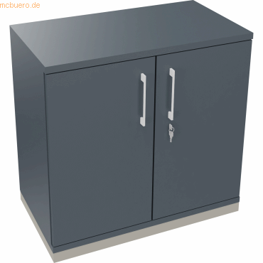 4003969066670 - Flügeltürenschrank 2OH B800xT442xH781 si Lavagrau 4003969066670 Soennecken 4003969066670 - Flügeltürenschrank 2OH B800xT442xH781 si Lavagrau 4003969066670 Soennecken
