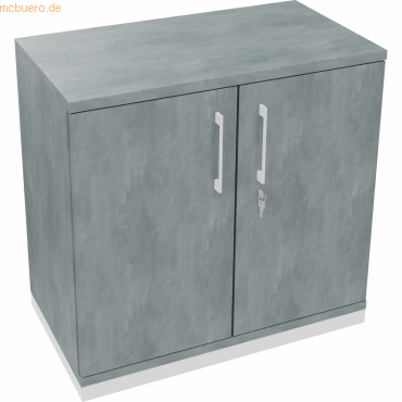 4003969066748 - Flügeltürenschrank 2OH B800xT442xH781 ws Beton 4003969066748 Soennecken 4003969066748 - Flügeltürenschrank 2OH B800xT442xH781 ws Beton 4003969066748 Soennecken