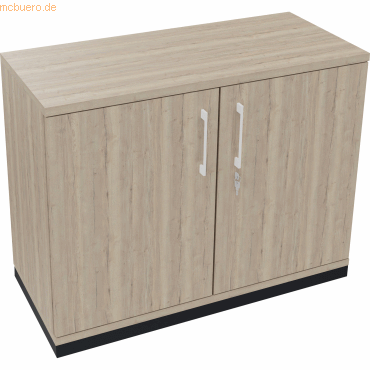 4003969066786 - Flügeltürenschrank 2OH B1000xT442xH781 an Eiche Nat 4003969066786 Soennecken