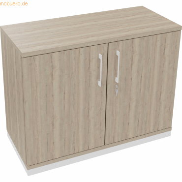 4003969066823 - Flügeltürenschrank 2OH B1000xT442xH781 ws Eiche Nat 4003969066823 Soennecken 4003969066823 - Flügeltürenschrank 2OH B1000xT442xH781 ws Eiche Nat 4003969066823 Soennecken