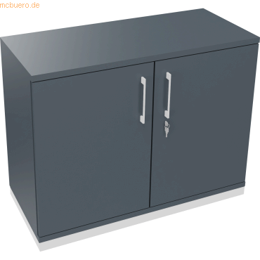 4003969066878 - Flügeltürenschrank 2OH B1000xT442xH781 ws Lavagrau 4003969066878 Soennecken 4003969066878 - Flügeltürenschrank 2OH B1000xT442xH781 ws Lavagrau 4003969066878 Soennecken