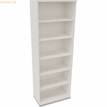 4003969069398 - Regal 6OH B800xT442xH2221mm Silberaluminium Diamant Weiß 4003969069398 Soennecken 4003969069398 - Regal 6OH B800xT442xH2221mm Silberaluminium Diamant Weiß 4003969069398 Soennecken