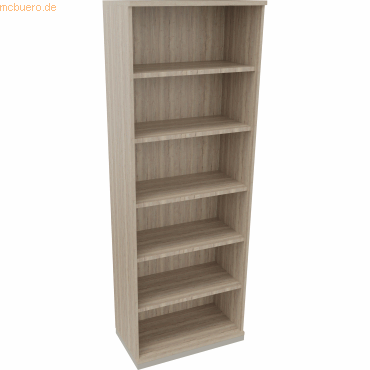 4003969069442 - Regal 6OH B800xT442xH2221mm Silberaluminium Eiche Natur 4003969069442 Soennecken 4003969069442 - Regal 6OH B800xT442xH2221mm Silberaluminium Eiche Natur 4003969069442 Soennecken