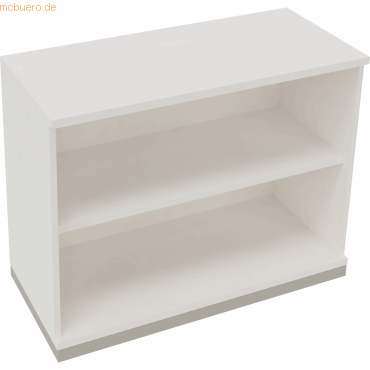 4003969069657 - Regal 2OH B1000xT442xH781mm Silberaluminium Diamant Weiß 4003969069657 Soennecken 4003969069657 - Regal 2OH B1000xT442xH781mm Silberaluminium Diamant Weiß 4003969069657 Soennecken