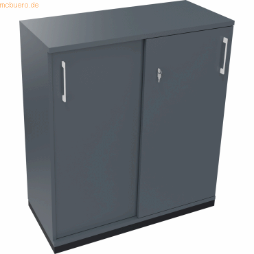 4003969070486 - Schiebetürenschrank 3OH B1000xT442xH1133mm an Lavagrau 4003969070486 Soennecken 4003969070486 - Schiebetürenschrank 3OH B1000xT442xH1133mm an Lavagrau 4003969070486 Soennecken
