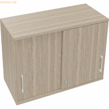 4003969070677 - Aufsatz Schiebetürenschrank 2OH B1000xT442xH736mm Eiche Natur 4003969070677 Soennecken 4003969070677 - Aufsatz Schiebetürenschrank 2OH B1000xT442xH736mm Eiche Natur 4003969070677 Soennecken