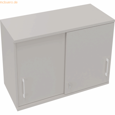 4003969070769 - Aufsatz Schiebetürenschrank 2OH B1000xT442xH736mm Lichtgrau 4003969070769 Soennecken