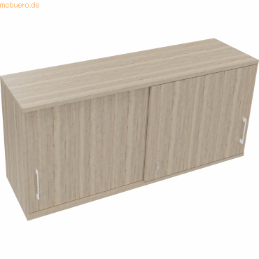 4003969070813 - Aufsatz Schiebetürenschrank 2OH B1600xT442xH736mm Eiche Natur 4003969070813 Soennecken 4003969070813 - Aufsatz Schiebetürenschrank 2OH B1600xT442xH736mm Eiche Natur 4003969070813 Soennecken