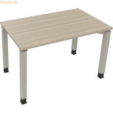 4003969071513 - Schreibtisch All in One 810022171 manuell höhenverstellbar 65-85cm (H) 120x70cm (BxT) rechteckig eiche natur silberalumini 4003969071513 - Schreibtisch All in One 810022171 manuell höhenverstellbar 65-85cm (H) 120x70cm (BxT) rechteckig eiche natur silberalumini