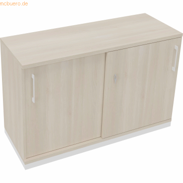 4003969073272 - Schiebetürenschrank 2OH B1200xT442xH781mm ws Akazie hell 4003969073272 Soennecken 4003969073272 - Schiebetürenschrank 2OH B1200xT442xH781mm ws Akazie hell 4003969073272 Soennecken