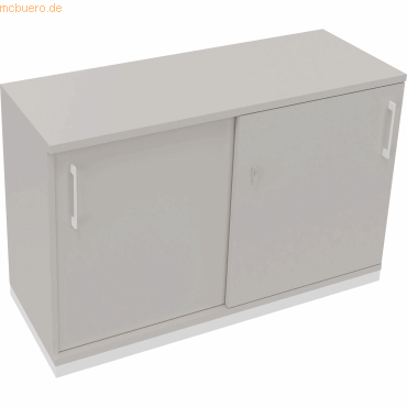 4003969073289 - Schiebetürenschrank 2OH B1200xT442xH781mm ws Lichtgrau 4003969073289 Soennecken 4003969073289 - Schiebetürenschrank 2OH B1200xT442xH781mm ws Lichtgrau 4003969073289 Soennecken