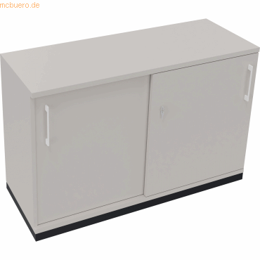 4003969073357 - Schiebetürenschrank 2OH B1200xT442xH781mm an Lichtgrau 4003969073357 Soennecken 4003969073357 - Schiebetürenschrank 2OH B1200xT442xH781mm an Lichtgrau 4003969073357 Soennecken