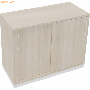 4003969073364 - Schiebetürenschrank 2OH B1000xT442xH781mm ws Akazie hell 4003969073364 Soennecken 4003969073364 - Schiebetürenschrank 2OH B1000xT442xH781mm ws Akazie hell 4003969073364 Soennecken