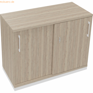 4003969073425 - Schiebetürenschrank 2OH B1000xT442xH781mm ws Eiche Natur 4003969073425 Soennecken 4003969073425 - Schiebetürenschrank 2OH B1000xT442xH781mm ws Eiche Natur 4003969073425 Soennecken
