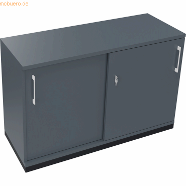 4003969073548 - Schiebetürenschrank 2OH B1200xT442xH781mm an Lavagrau 4003969073548 Soennecken 4003969073548 - Schiebetürenschrank 2OH B1200xT442xH781mm an Lavagrau 4003969073548 Soennecken