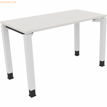 4003969075603 - Schreibtisch All in One 810029101 höhenverstellbar 68-82cm (H) rechteckig diamant weiß verkehrsweiß 4003969075603 Soennecke 4003969075603 - Schreibtisch All in One 810029101 höhenverstellbar 68-82cm (H) rechteckig diamant weiß verkehrsweiß 4003969075603 Soennecke