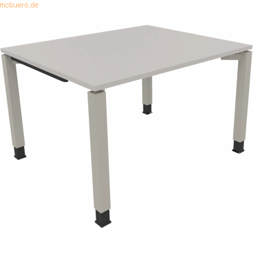 4003969075788 - Schreibtisch All in One 810028781 höhenverstellbar 68-82cm (H) rechteckig lichtgrau silberaluminium 4003969075788 Soennecke 4003969075788 - Schreibtisch All in One 810028781 höhenverstellbar 68-82cm (H) rechteckig lichtgrau silberaluminium 4003969075788 Soennecke