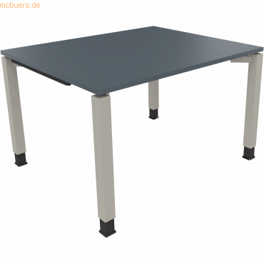 4003969075801 - Schreibtisch All in One 810028782 höhenverstellbar 68-82cm (H) rechteckig lavagrau silberaluminium 4003969075801 Soennecken 4003969075801 - Schreibtisch All in One 810028782 höhenverstellbar 68-82cm (H) rechteckig lavagrau silberaluminium 4003969075801 Soennecken