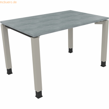 4003969076020 - Schreibtisch All in One 810029683 höhenverstellbar 68-82cm (H) rechteckig beton hell silberaluminium 4003969076020 Soenneck 4003969076020 - Schreibtisch All in One 810029683 höhenverstellbar 68-82cm (H) rechteckig beton hell silberaluminium 4003969076020 Soenneck