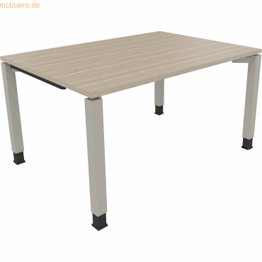 4003969076051 - Schreibtisch All in One 810030271 höhenverstellbar 68-82cm (H) rechteckig eiche natur silberaluminium 4003969076051 Soennec 4003969076051 - Schreibtisch All in One 810030271 höhenverstellbar 68-82cm (H) rechteckig eiche natur silberaluminium 4003969076051 Soennec