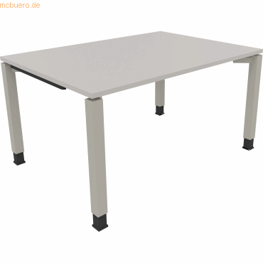4003969076129 - Schreibtisch All in One 810030281 höhenverstellbar 68-82cm (H) rechteckig lichtgrau silberaluminium 4003969076129 Soennecke 4003969076129 - Schreibtisch All in One 810030281 höhenverstellbar 68-82cm (H) rechteckig lichtgrau silberaluminium 4003969076129 Soennecke