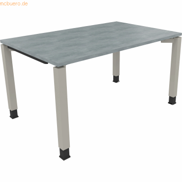 4003969076334 - Schreibtisch All in One 810031483 höhenverstellbar 68-82cm (H) rechteckig beton hell silberaluminium 4003969076334 Soenneck 4003969076334 - Schreibtisch All in One 810031483 höhenverstellbar 68-82cm (H) rechteckig beton hell silberaluminium 4003969076334 Soenneck
