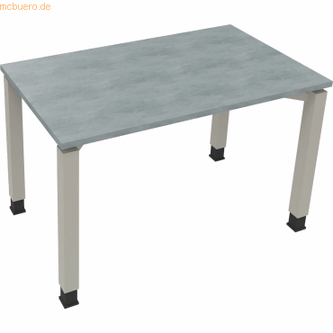 4003969076464 - Schreibtisch All in One 810029383 höhenverstellbar 68-82cm (H) rechteckig beton hell silberaluminium 4003969076464 Soenneck 4003969076464 - Schreibtisch All in One 810029383 höhenverstellbar 68-82cm (H) rechteckig beton hell silberaluminium 4003969076464 Soenneck