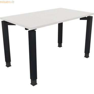 4003969076594 - Schreibtisch All in One 810029201 höhenverstellbar 68-82cm (H) rechteckig diamant weiß   anthrazit metallic 4003969076594 Soe