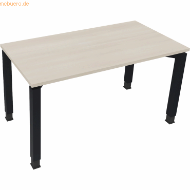 4003969077164 - Schreibtisch All in One 810030772 höhenverstellbar 68-82cm (H) rechteckig akazie hell anthrazit metallic 4003969077164 Soen 4003969077164 - Schreibtisch All in One 810030772 höhenverstellbar 68-82cm (H) rechteckig akazie hell anthrazit metallic 4003969077164 Soen