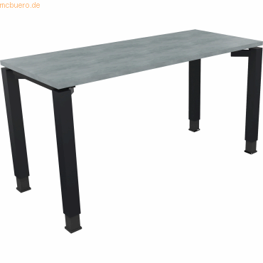 4003969077218 - Schreibtisch All in One 810030483 höhenverstellbar 68-82cm (H) rechteckig beton hell anthrazitmetallic 4003969077218 Soenne 4003969077218 - Schreibtisch All in One 810030483 höhenverstellbar 68-82cm (H) rechteckig beton hell anthrazitmetallic 4003969077218 Soenne