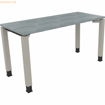 4003969077232 - Schreibtisch All in One 810030583 höhenverstellbar 68-82cm (H) rechteckig beton hell silberaluminium 4003969077232 Soenneck 4003969077232 - Schreibtisch All in One 810030583 höhenverstellbar 68-82cm (H) rechteckig beton hell silberaluminium 4003969077232 Soenneck