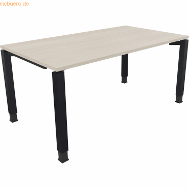 4003969077270 - Schreibtisch All in One 810032572 höhenverstellbar 68-82cm (H) rechteckig akazie hell anthrazit metallic 4003969077270 Soen 4003969077270 - Schreibtisch All in One 810032572 höhenverstellbar 68-82cm (H) rechteckig akazie hell anthrazit metallic 4003969077270 Soen